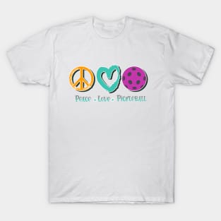 Peace Love Pickleball T-Shirt